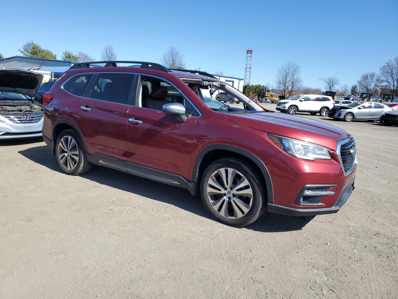 2019 Subaru Ascent VIN 4S4WMARD2K3447629 Copart auction photo, vandalism damage thumbnail 4