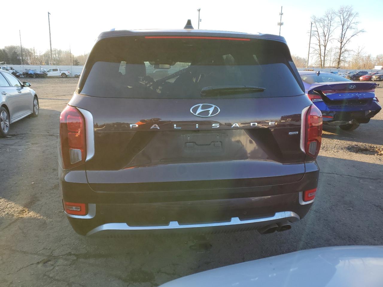 2021 Hyundai Palisade VIN KM8R7DHE1MU334638 Copart auction photo, front end damage thumbnail 6