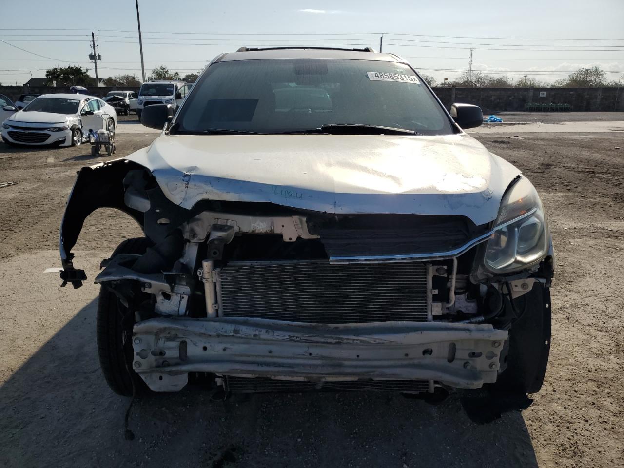 2016 Chevrolet Equinox VIN 2GNALBEK7G6226935 Copart auction photo, front end damage thumbnail 5