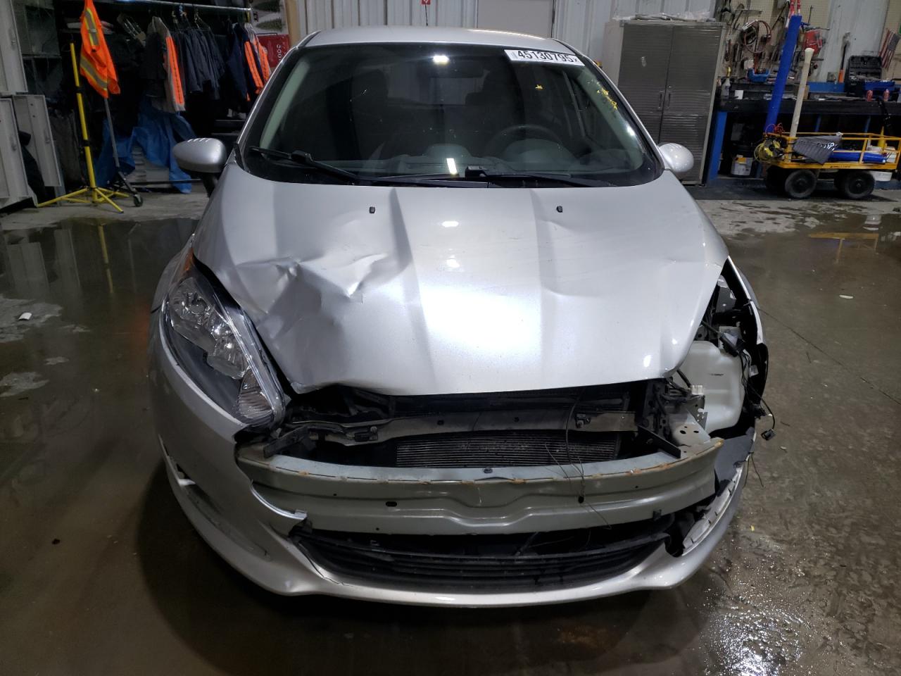 2018 Ford Fiesta VIN 3FADP4EJ3JM147665 Copart auction photo, front end / hail damage thumbnail 5