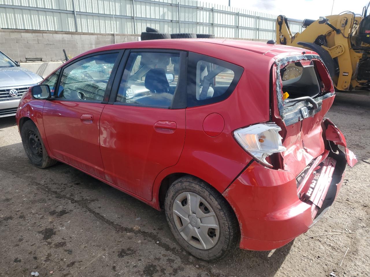 2013 Honda Fit VIN JHMGE8H30DC058075 Copart auction photo, rear end / front end damage thumbnail 2