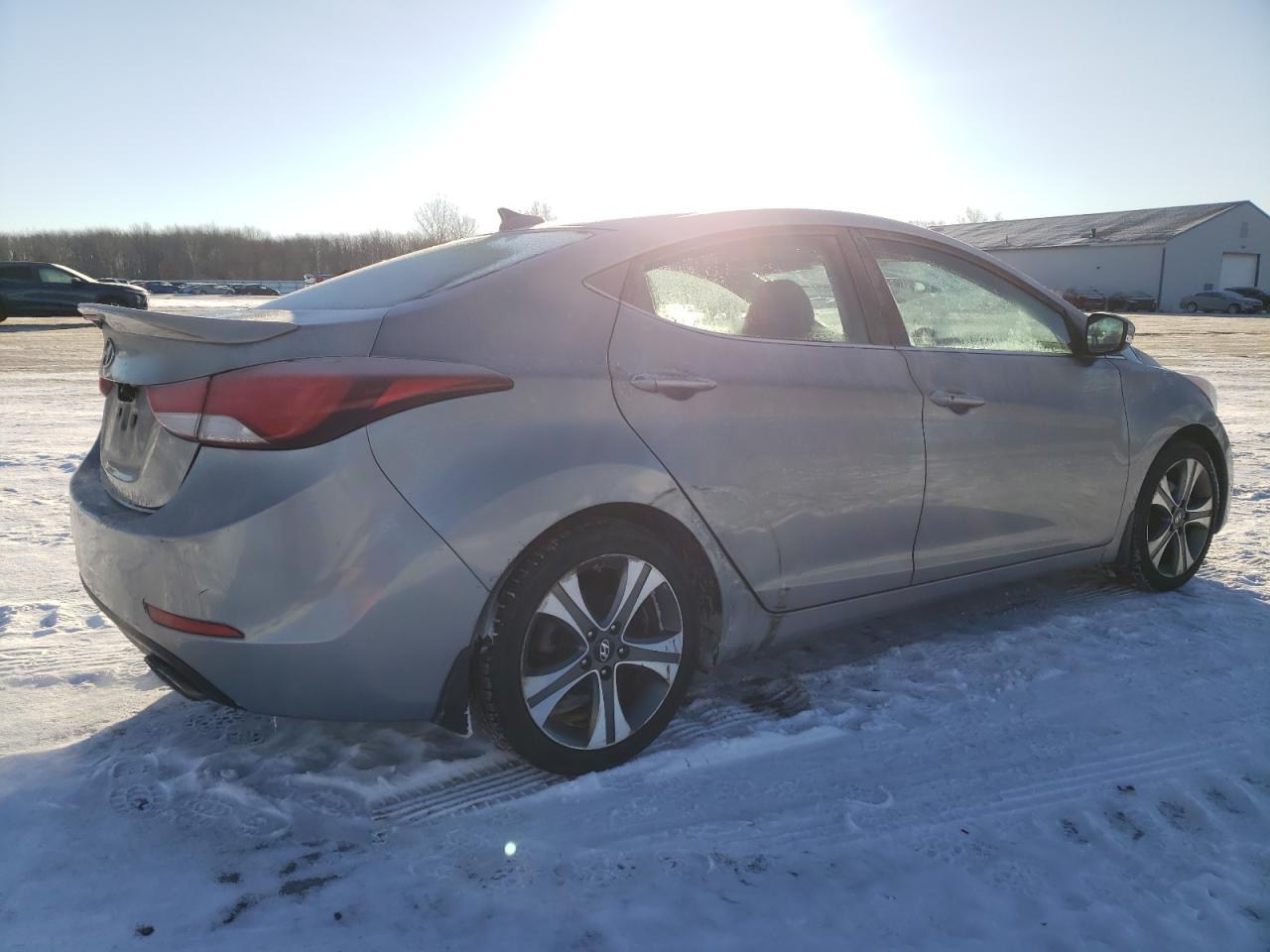 2016 Hyundai Elantra VIN KMHDH4AH7GU521771 Copart auction photo, all over damage thumbnail 3