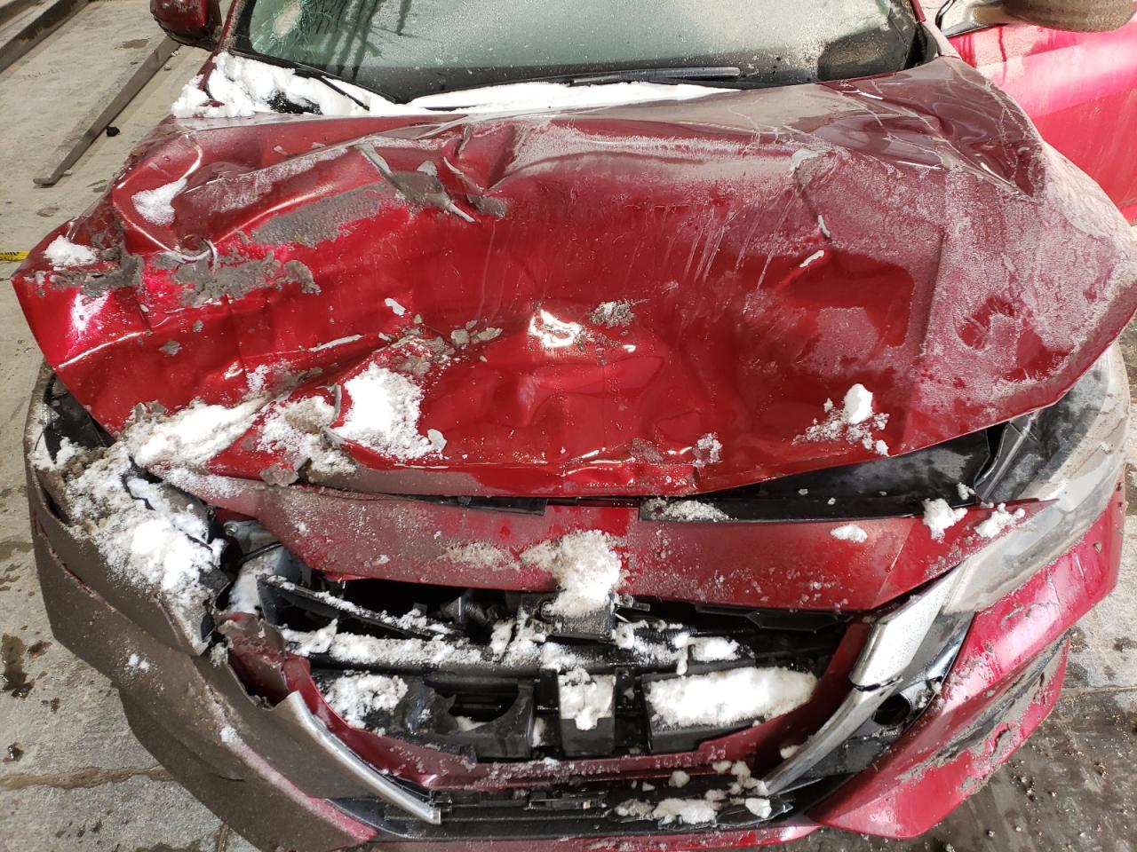 2022 Nissan Sentra VIN 3N1AB8CV6NY294802 Copart auction photo, front end / hail damage thumbnail 12