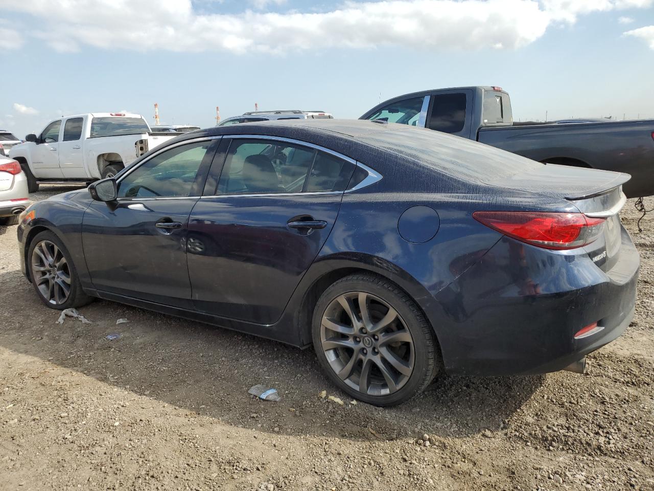 2015 Mazda 6 VIN JM1GJ1W63F1169350 Copart auction photo, side damage thumbnail 2