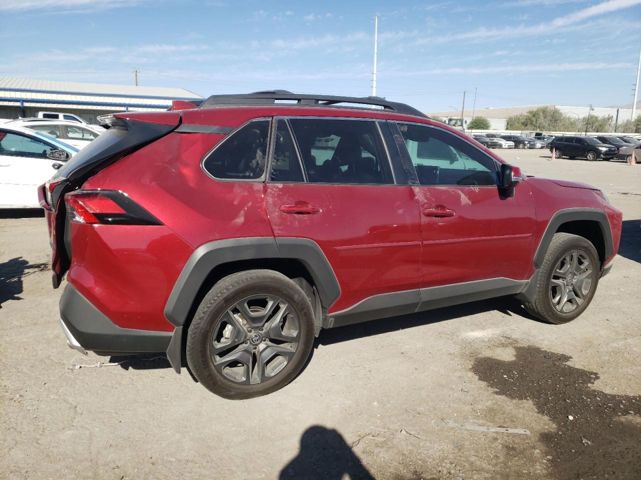 2023 Toyota RAV 4 VIN 2T3J1RFV9PW402033 Copart auction photo, rear end damage thumbnail 3