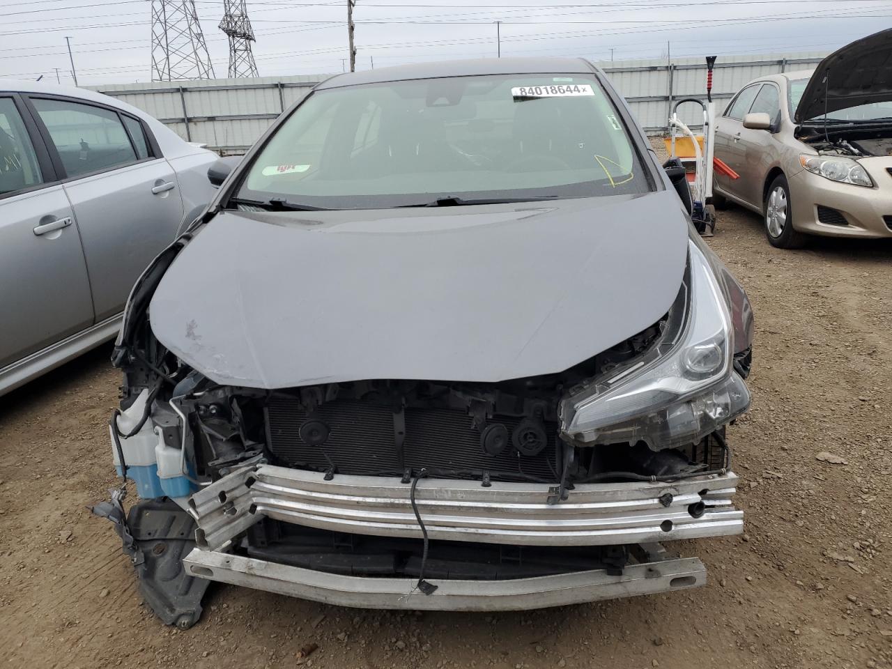 2022 Toyota Prius VIN JTDKAMFUXN3176566 Copart auction photo, front end damage thumbnail 5