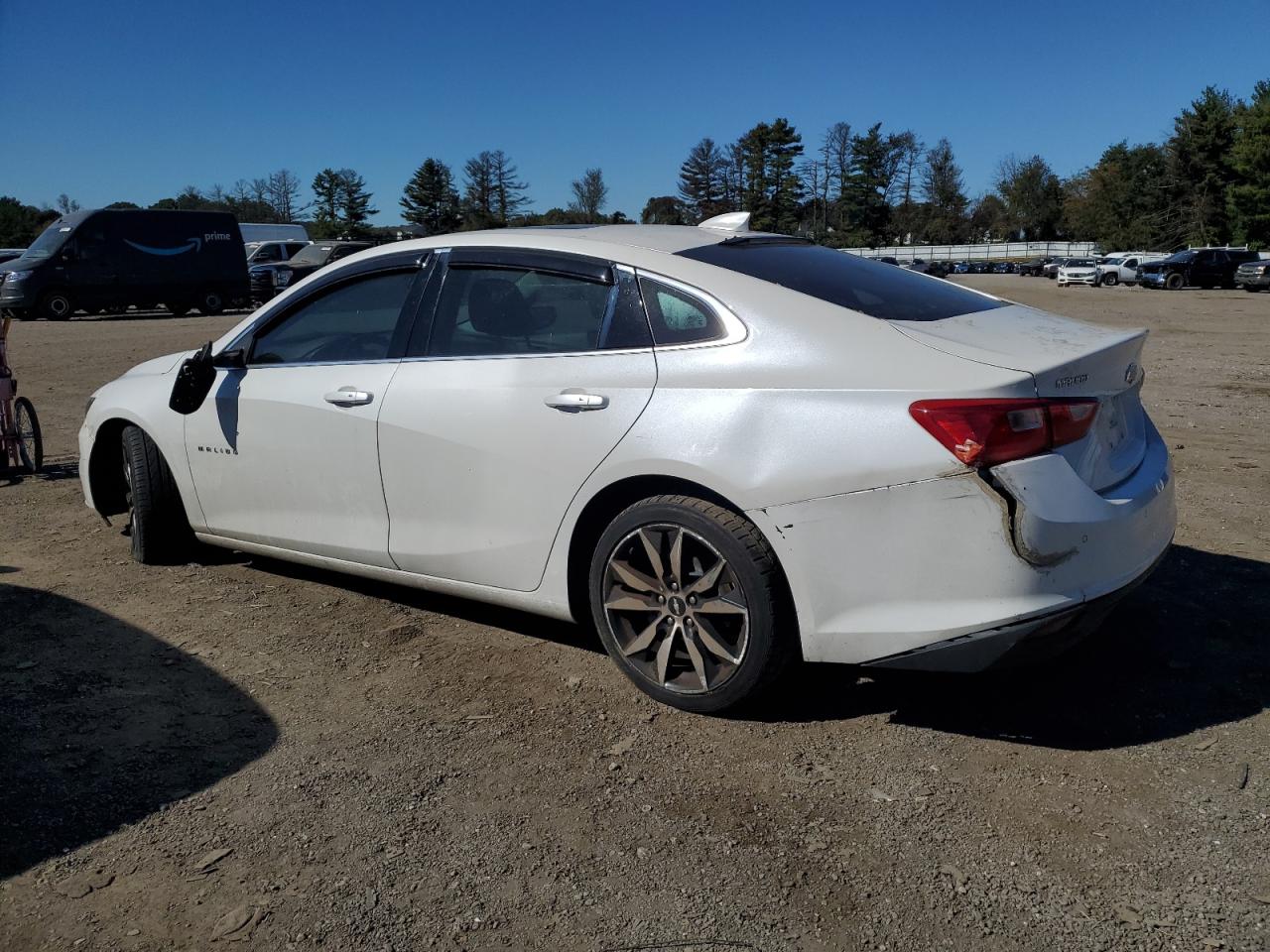 2018 Chevrolet Malibu VIN 1G1ZD5ST0JF161567 Copart auction photo, rear end / minor dent/scratches damage thumbnail 2