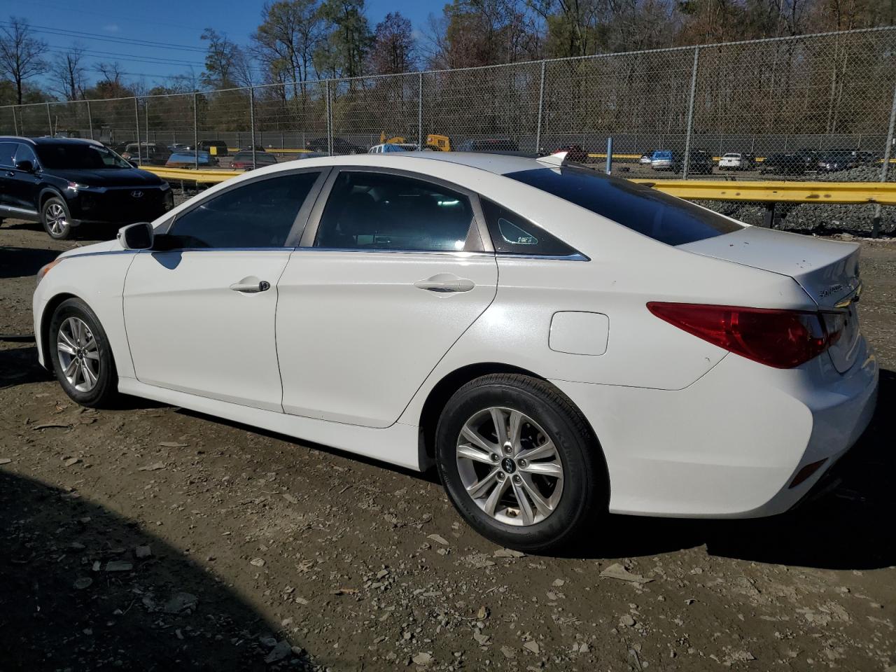 2014 Hyundai Sonata VIN 5NPEB4AC2EH895288 Copart auction photo, vandalism damage thumbnail 2