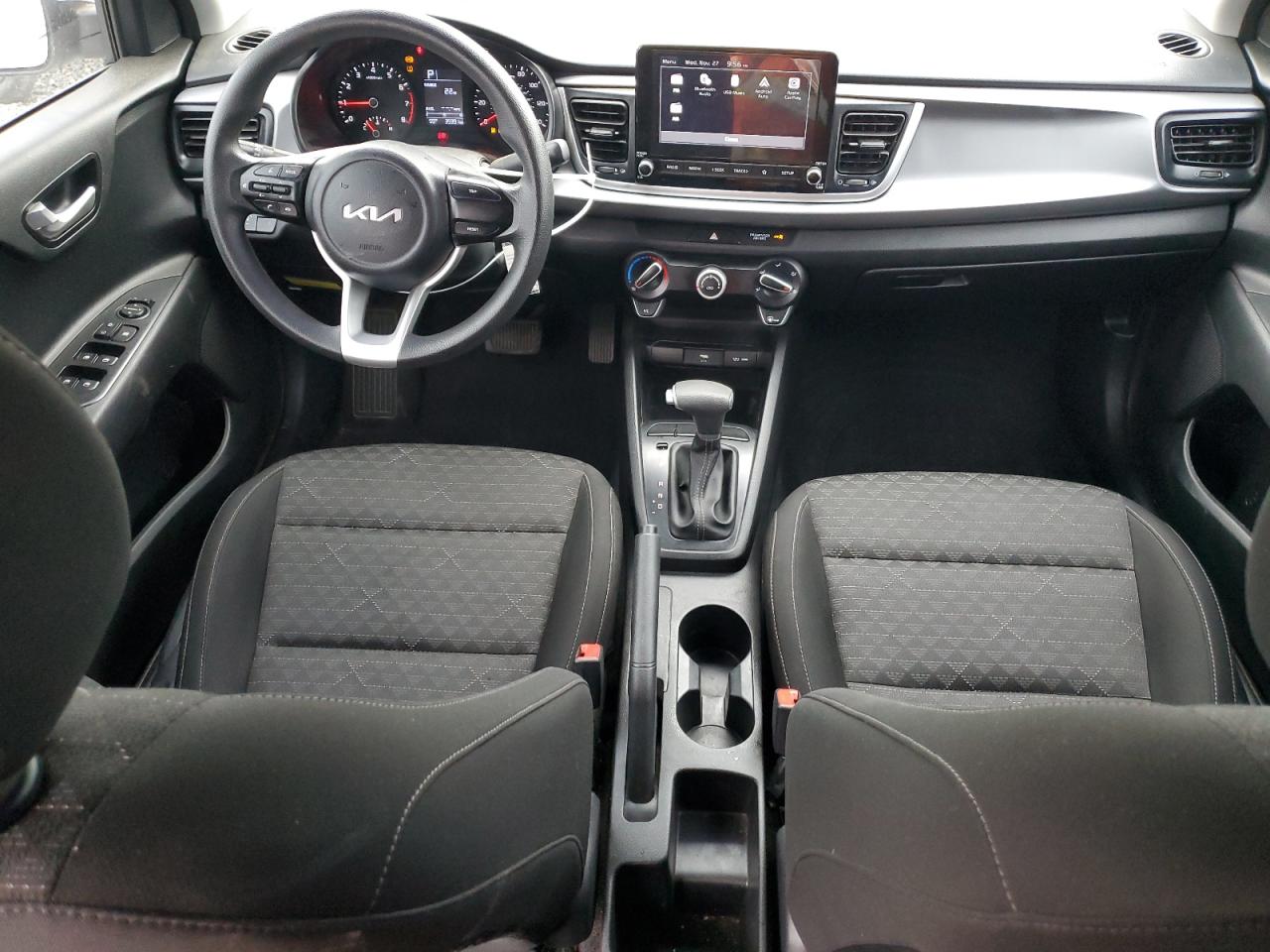 2023 KIA Rio VIN 3KPA24AD3PE520217 Copart auction photo, front end / side damage thumbnail 8