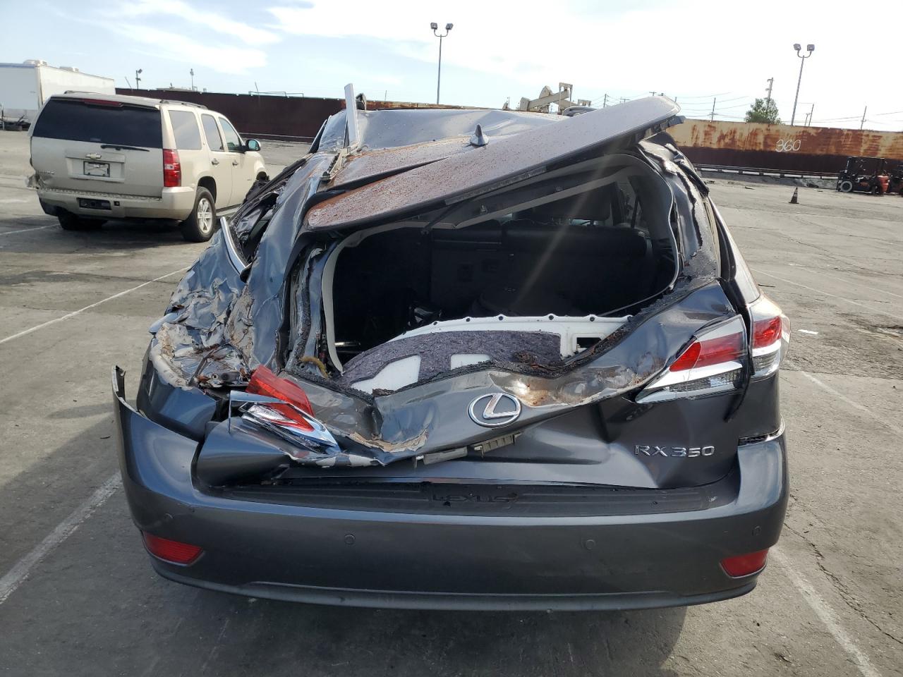 2014 Lexus RX VIN JTJZK1BA5E2011095 Copart auction photo, water/flood / rear end damage thumbnail 6