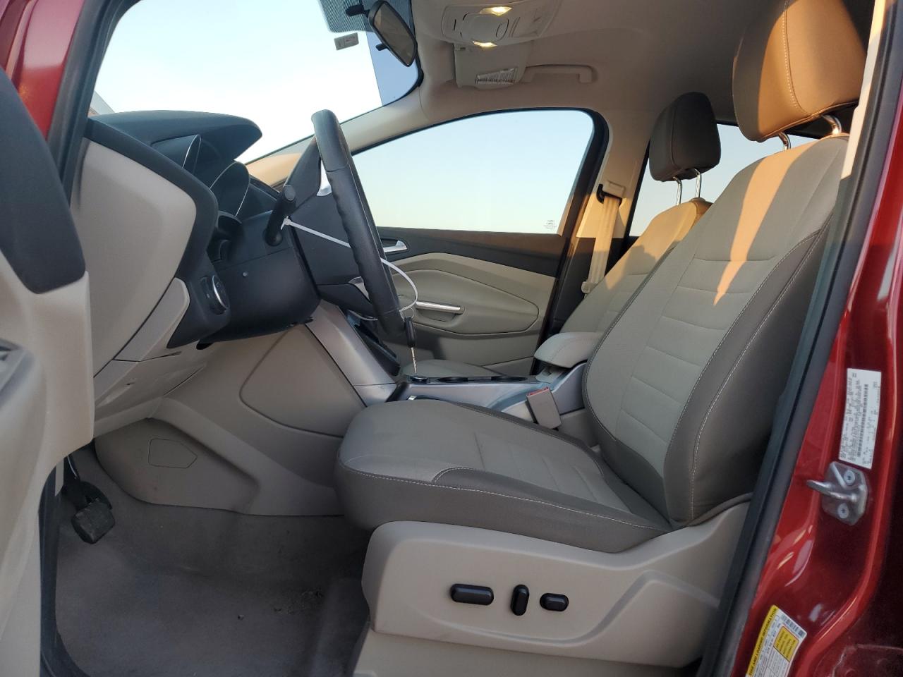 2016 Ford Escape VIN 1FMCU0G7XGUC78357 Copart auction photo, front end damage thumbnail 7