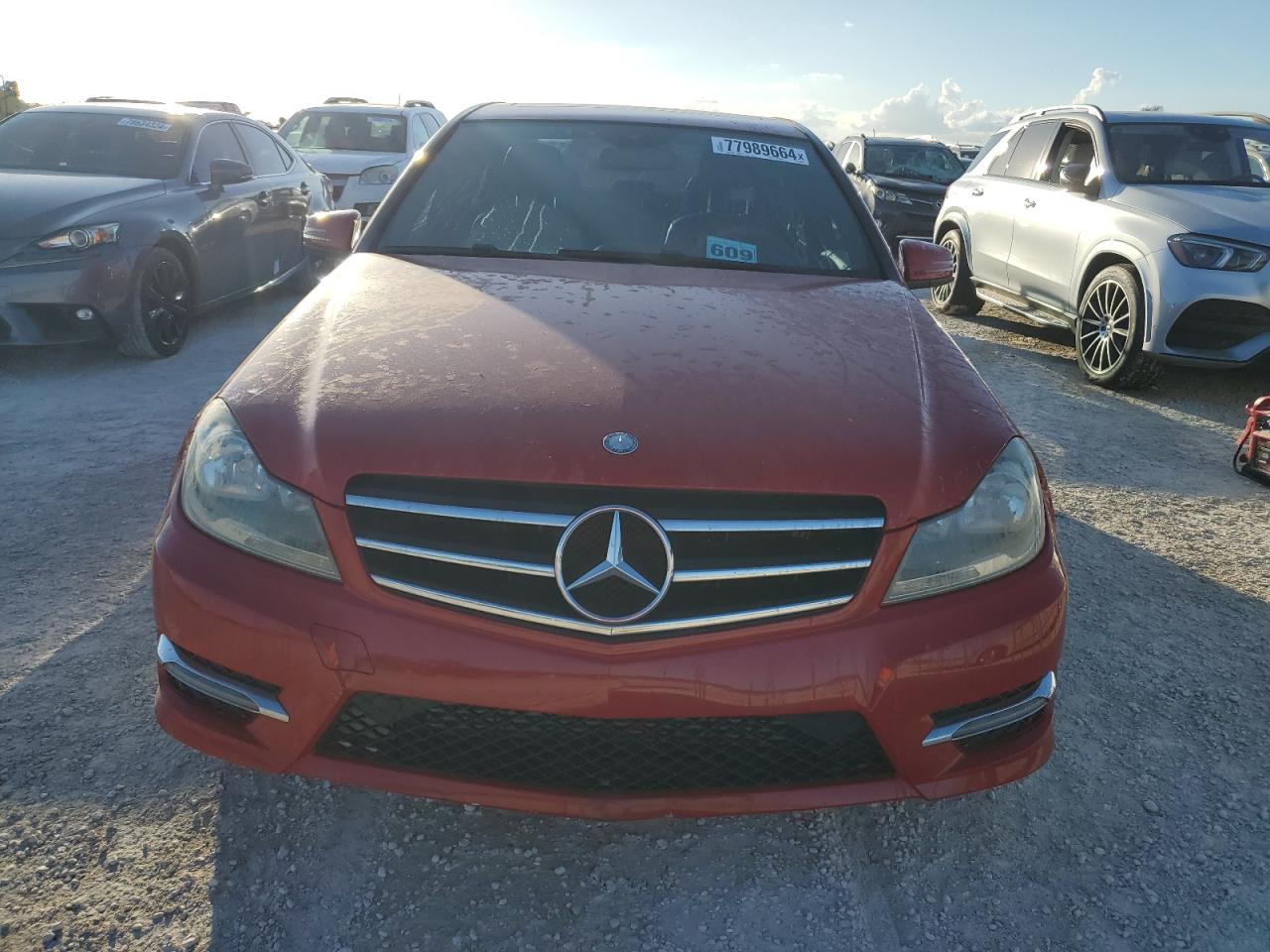 2014 Mercedes-Benz C-klasse VIN WDDGF4HB7EA960496 Copart auction photo, mechanical damage thumbnail 5
