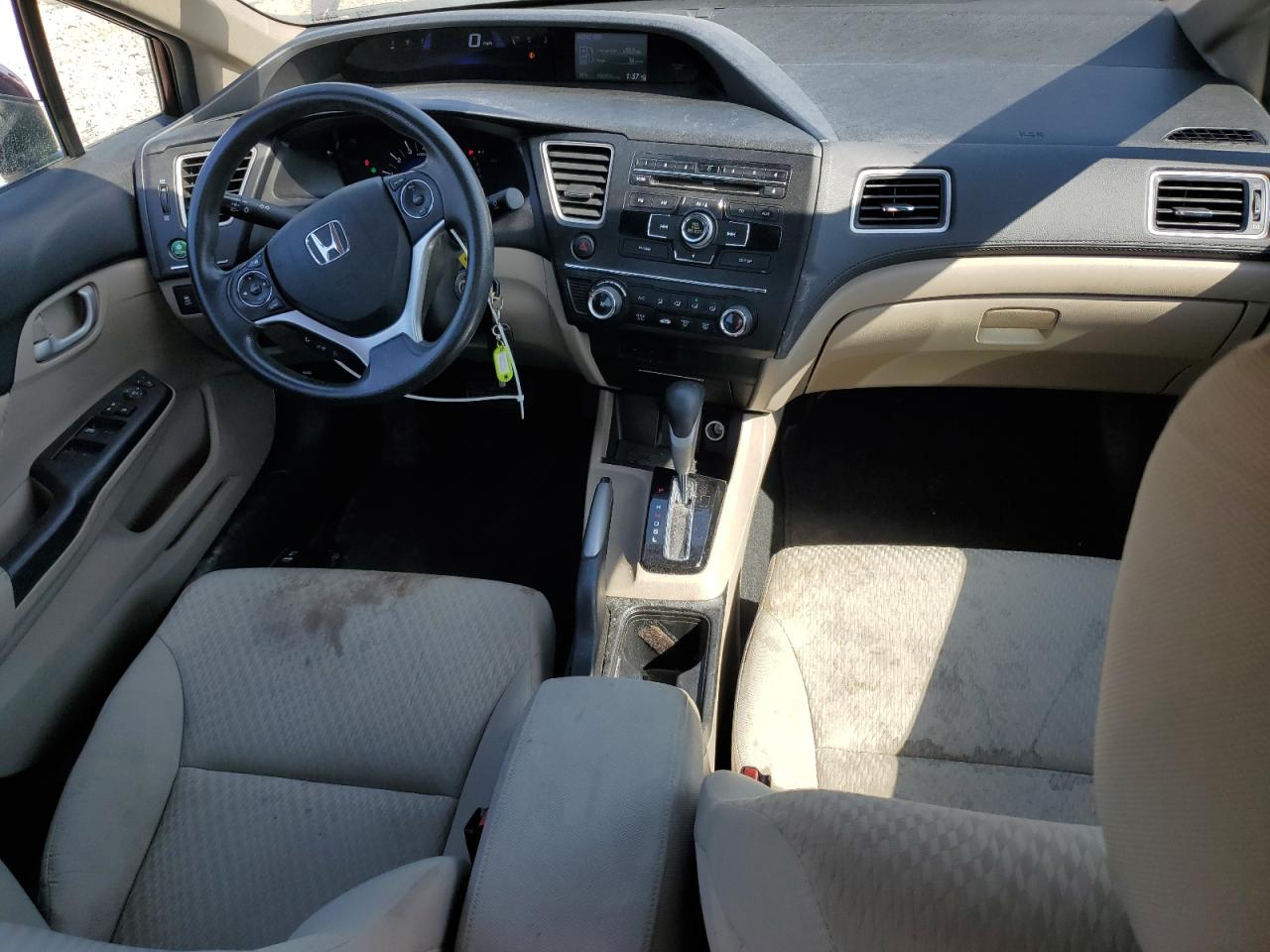 2014 Honda Civic VIN 2HGFB2F59EH553222 Copart auction photo, front end damage thumbnail 8