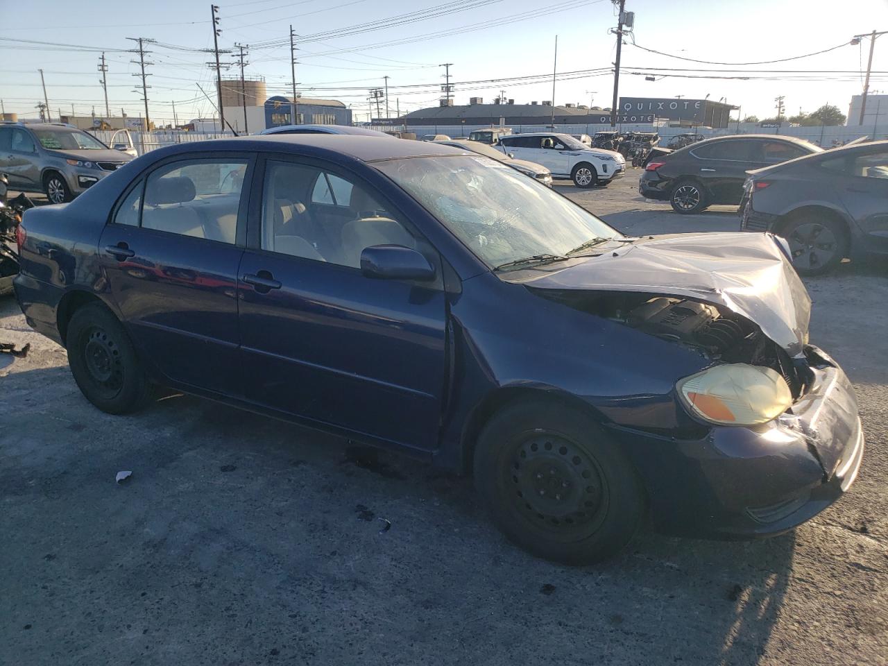 2004 Toyota Corolla VIN JTDBR32E242028854 Copart auction photo, all over damage thumbnail 4