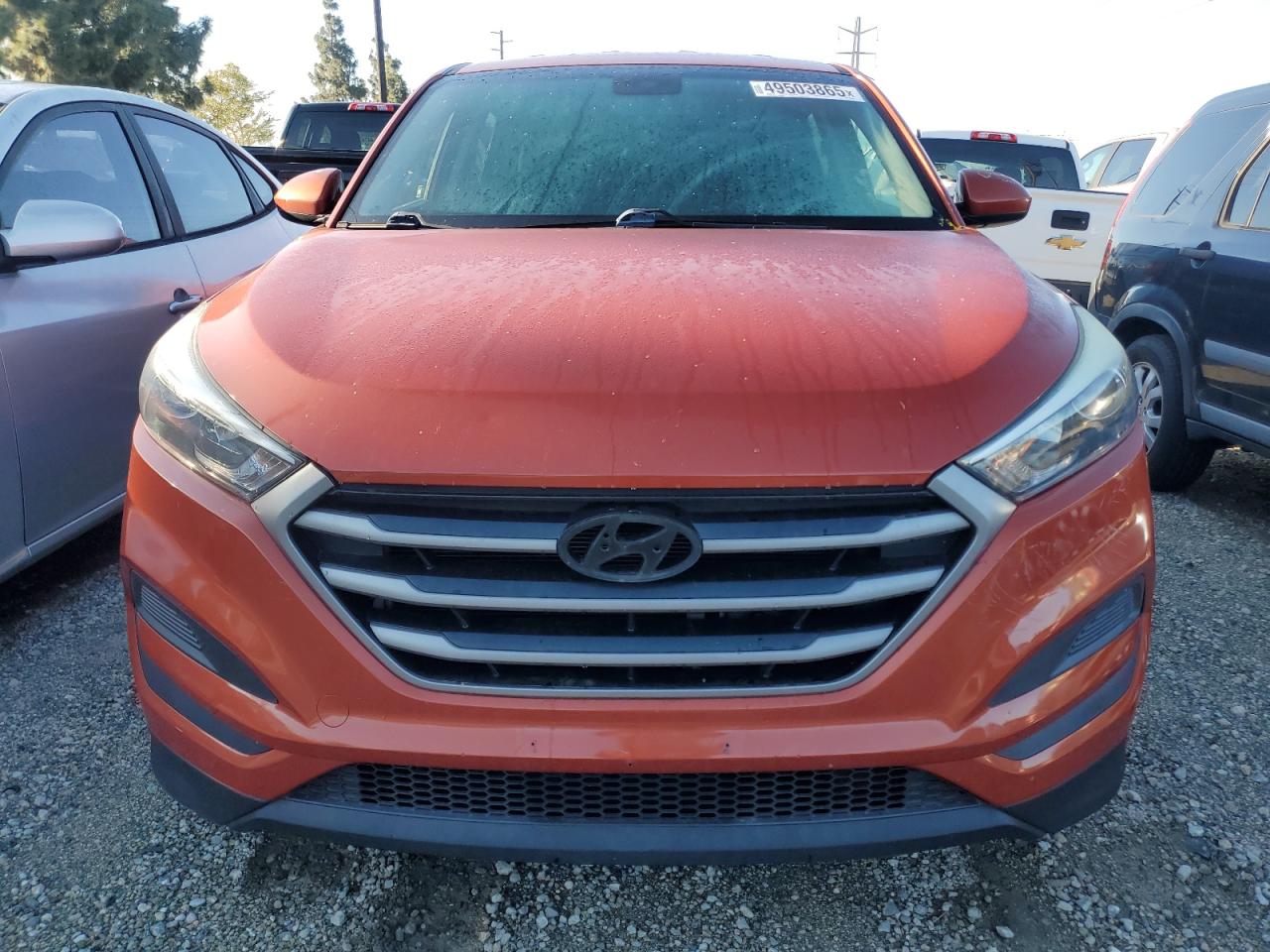 2016 Hyundai Tucson VIN KM8J23A49GU239062 Copart auction photo, vandalism / side damage thumbnail 5