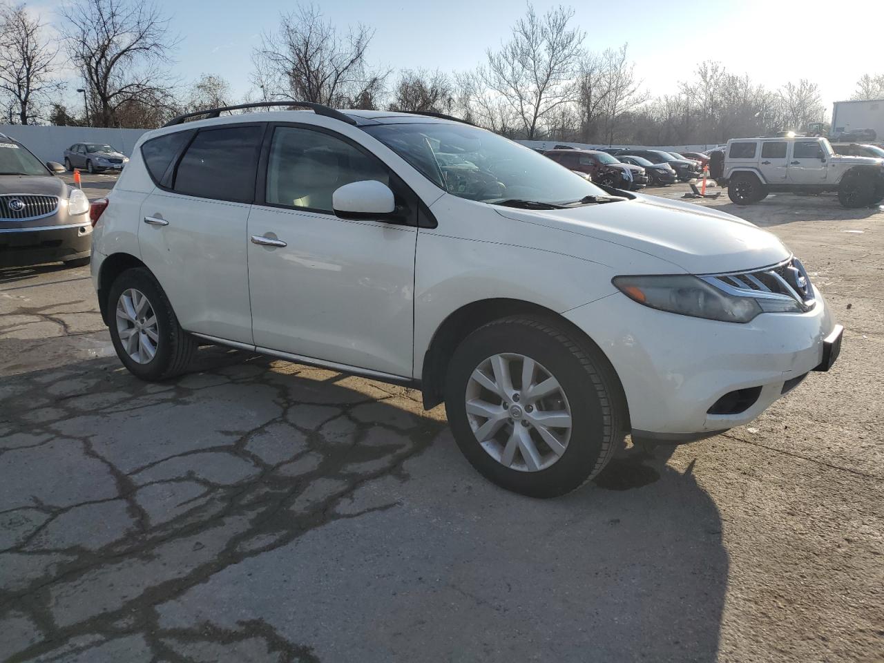 2011 Nissan Murano VIN JN8AZ1MW4BW185642 Copart auction photo, hail damage thumbnail 4
