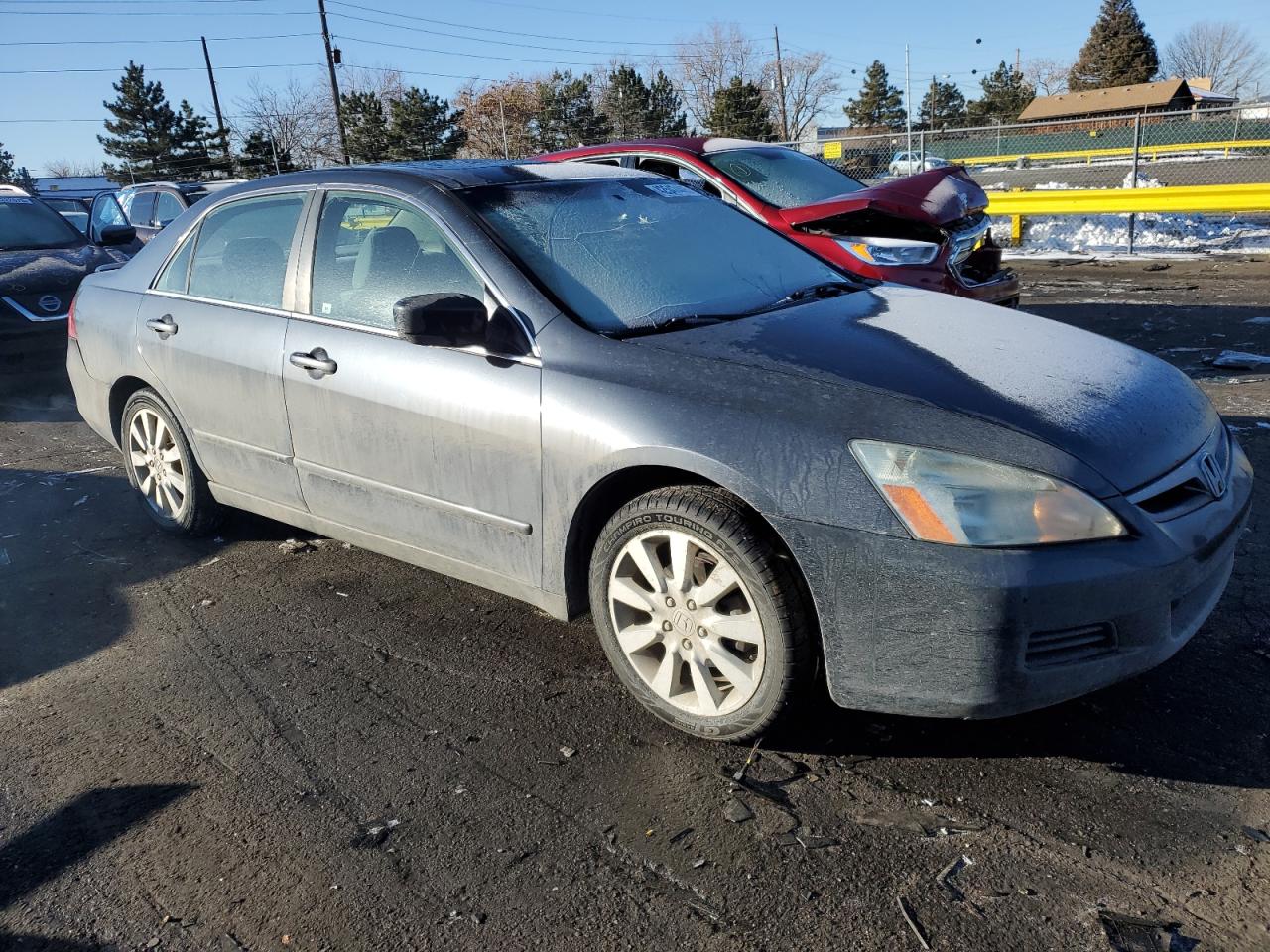2006 Honda Accord VIN 1HGCM66306A048351 Copart auction photo, side damage thumbnail 4
