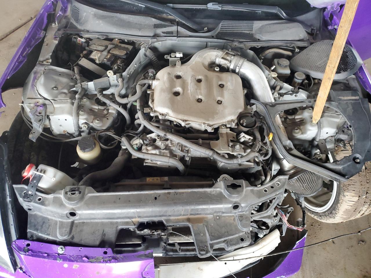2005 Nissan 350Z VIN JN1AZ34DX5M610645 Copart auction photo, front end damage thumbnail 11
