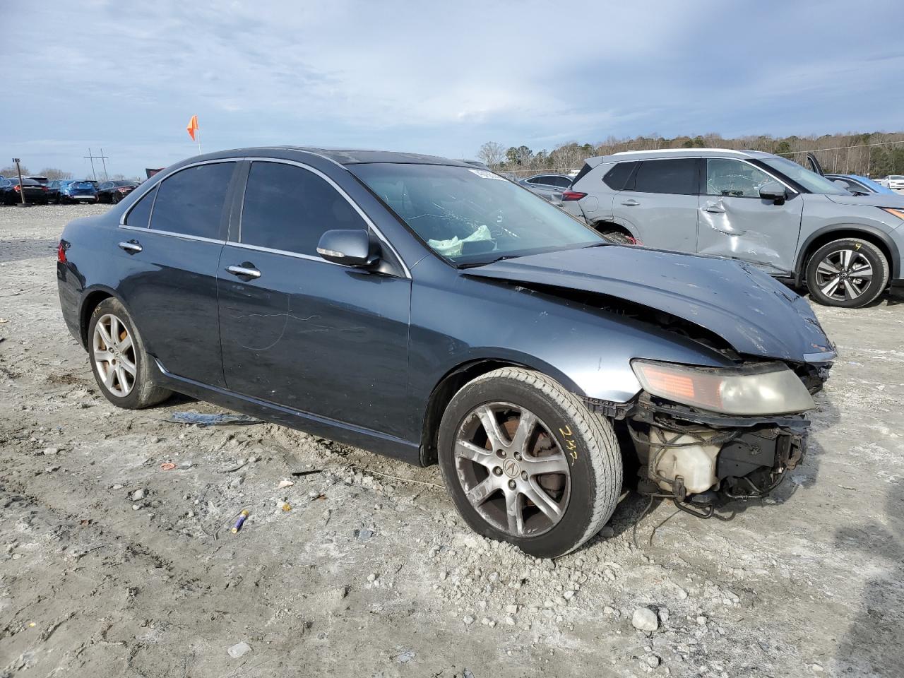 2005 Acura TSX VIN JH4CL96955C034714 Copart auction photo, front end / side damage thumbnail 4