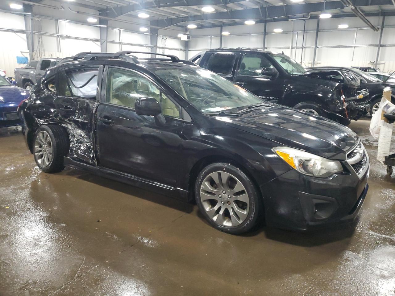 2013 Subaru Impreza VIN JF1GPAL6XD2880298 Copart auction photo, side / rear end damage thumbnail 4
