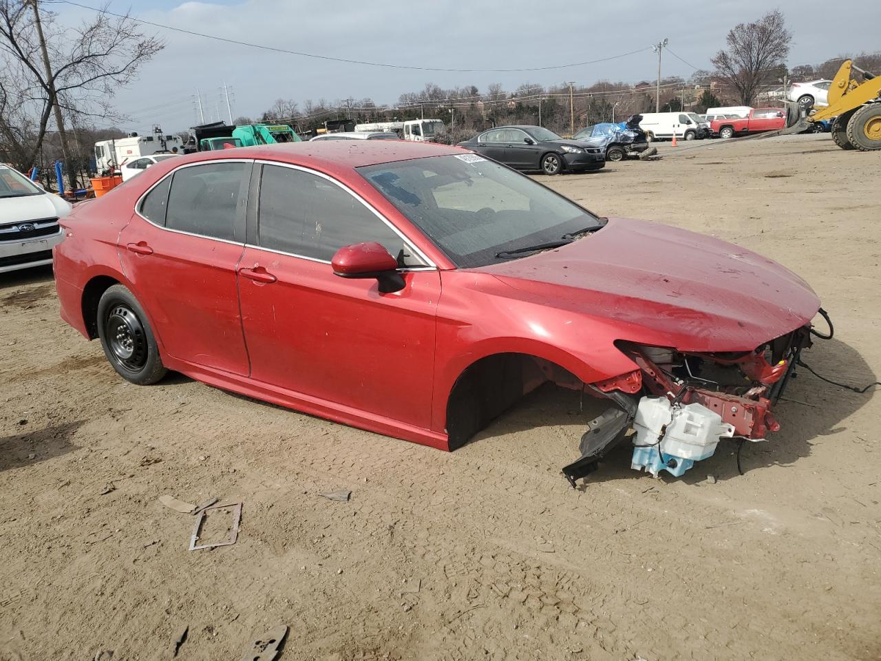 2019 Toyota Camry VIN 4T1B11HK7KU283151 Copart auction photo, front end damage thumbnail 4