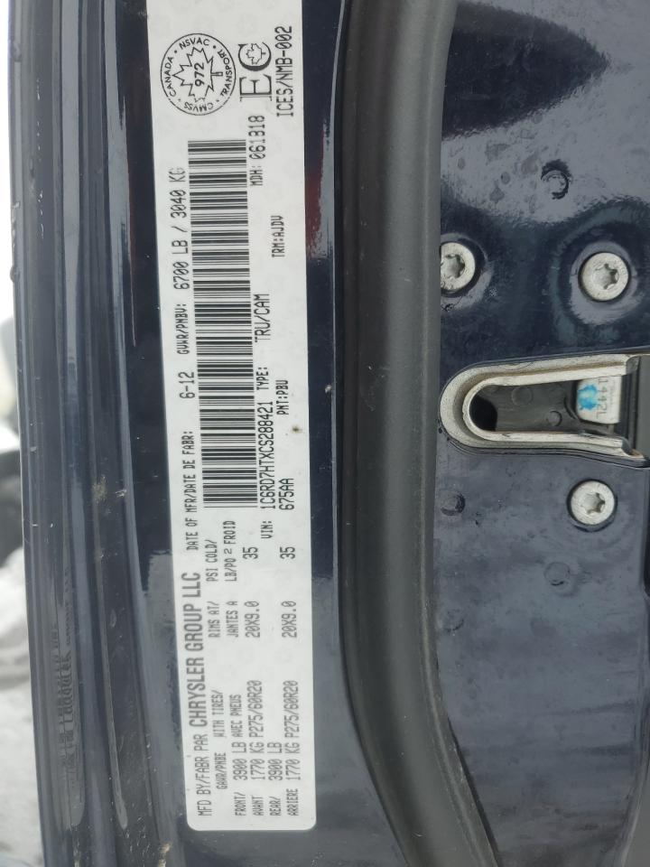 2012 Dodge RAM VIN 1C6RD7HTXCS288421 Copart auction photo, front end damage thumbnail 12
