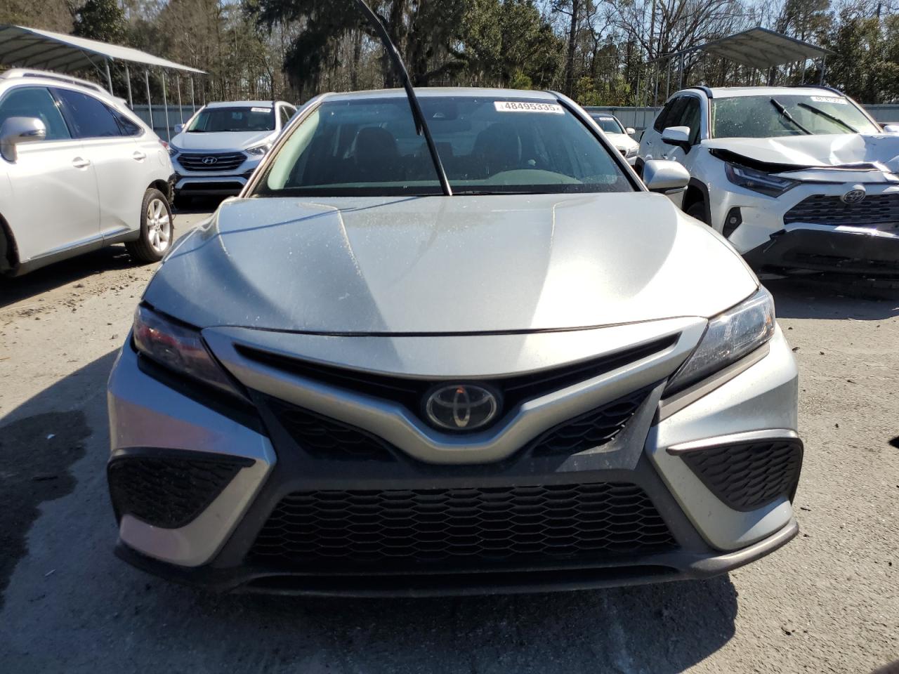 2023 Toyota Camry VIN 4T1G11AK9PU811022 Copart auction photo, front end / side damage thumbnail 5