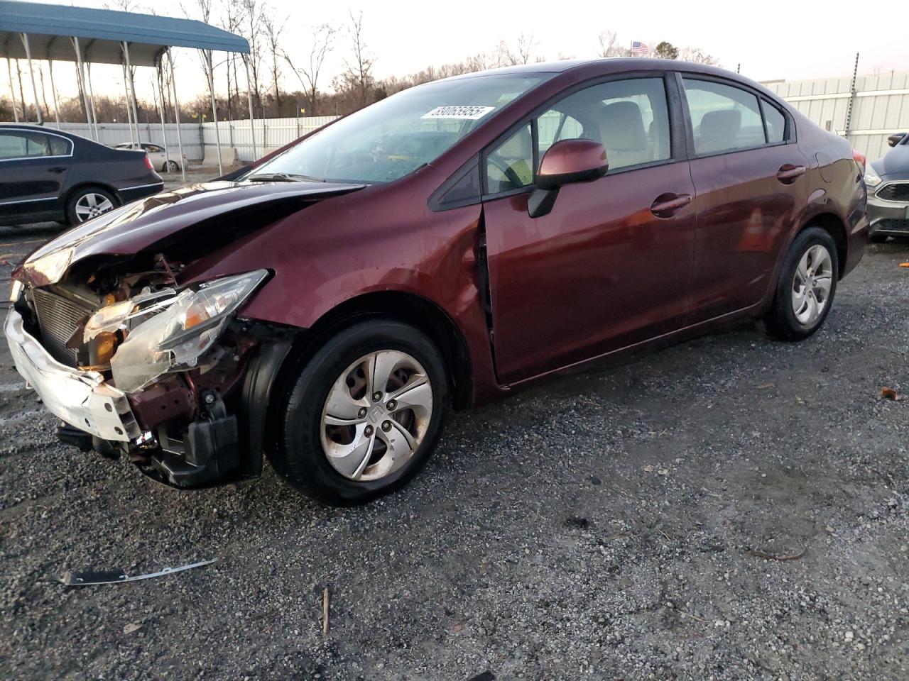 2013 Honda Civic VIN 19XFB2F53DE005872