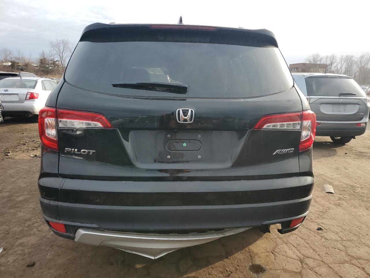 2019 Honda Pilot VIN 5FNYF6H59KB022071 Copart auction photo, front end / rear end damage thumbnail 6