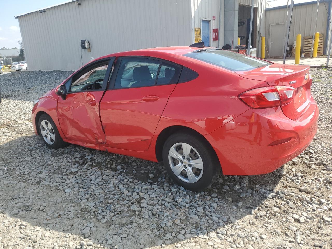 2018 Chevrolet Cruze VIN 1G1BC5SM6J7247456 Copart auction photo, side damage thumbnail 2