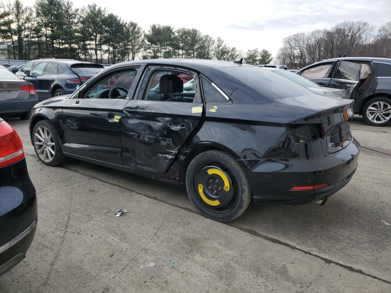 2015 Audi A3 VIN WAUEFGFF2F1134419 Copart auction photo, rear end damage thumbnail 2