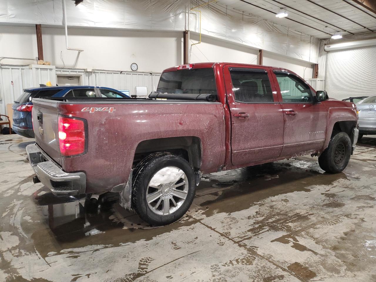2016 Chevrolet Silverado VIN 3GCUKREC9GG154067 Copart auction photo, front end / side damage thumbnail 3