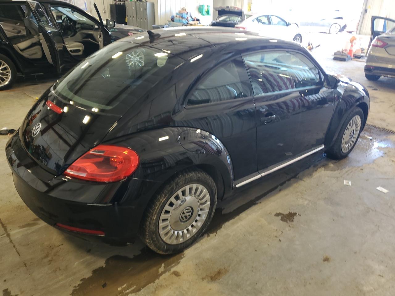 2014 Volkswagen Beetle VIN 3VWJ17AT4EM656948 Copart auction photo, mechanical damage thumbnail 3