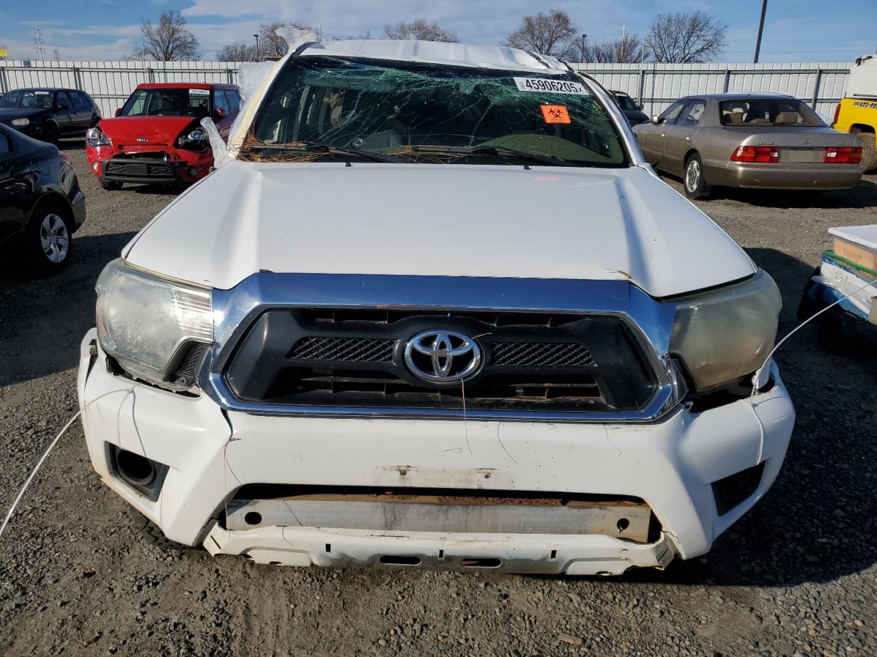 2013 Toyota Tacoma VIN 3TMLU4EN8DM121312 Copart auction photo, all over damage thumbnail 5