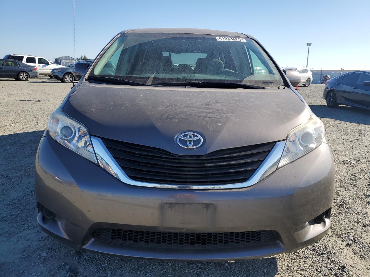 2012 Toyota Sienna VIN 5TDKK3DC4CS254725 Copart auction photo, side damage thumbnail 5