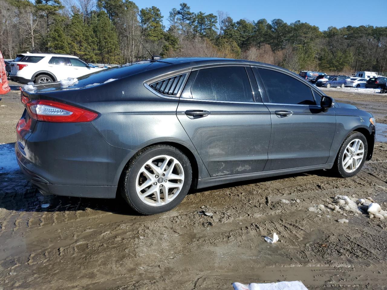 2016 Ford Fusion VIN 1FA6P0H7XG5100505 Copart auction photo, side / front end damage thumbnail 3