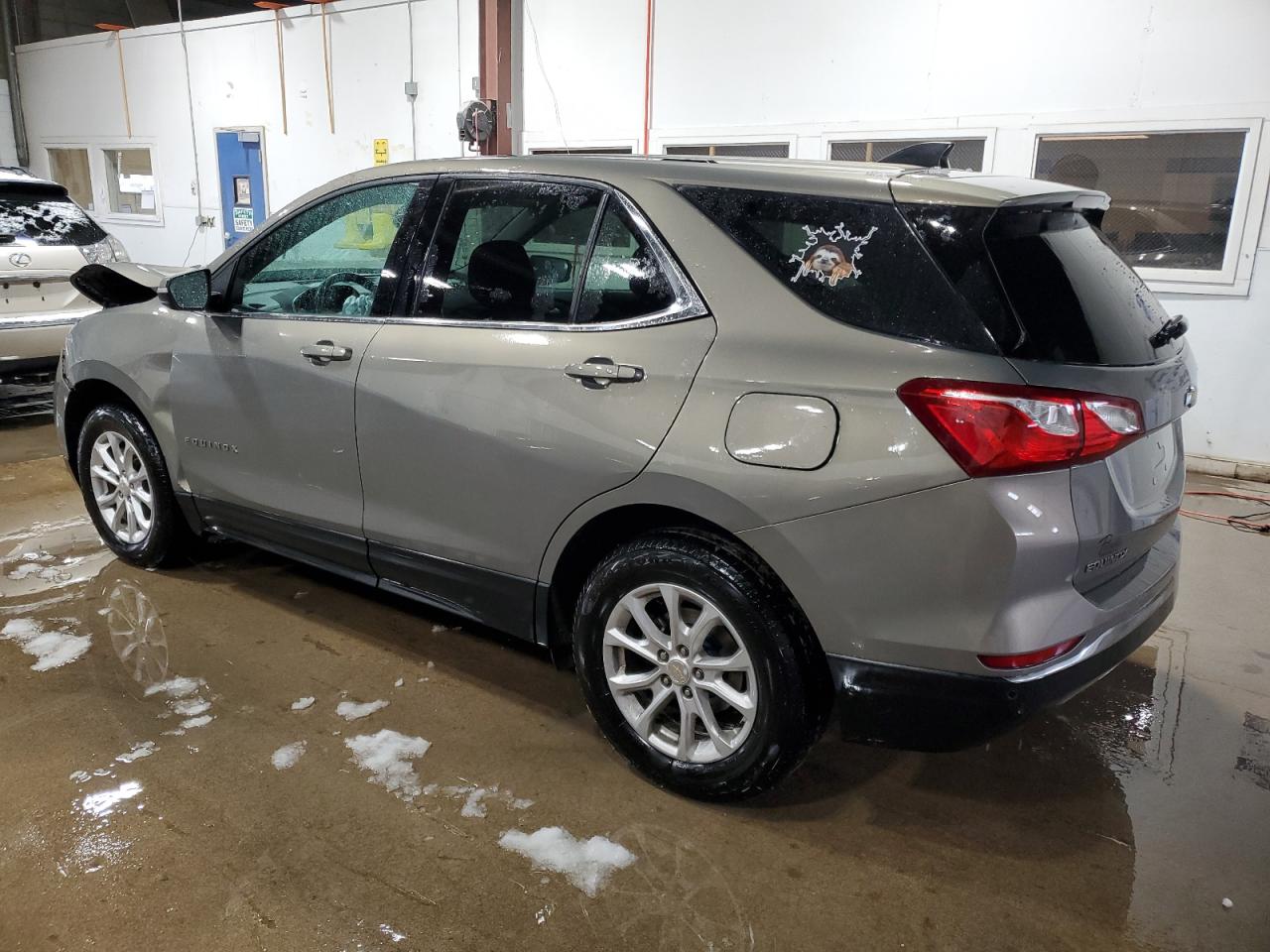 2018 Chevrolet Equinox VIN 3GNAXSEV7JS579117 Copart auction photo, front end / side damage thumbnail 2