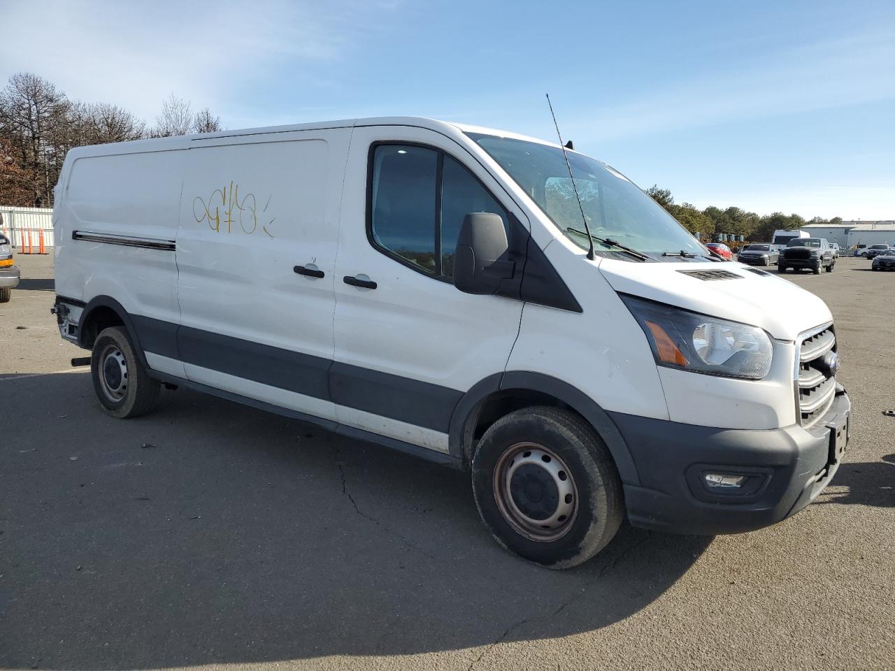 2020 Ford Transit VIN 1FTBR1Y81LKB53851 Copart auction photo, rear end / front end damage thumbnail 4