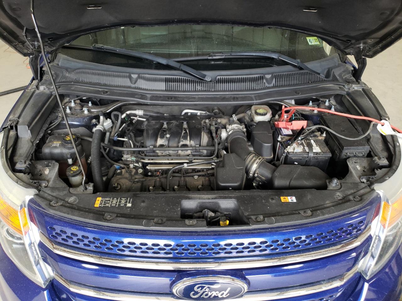 2014 Ford Explorer VIN 1FM5K8F86EGC06235 Copart auction photo, front end / undercarriage damage thumbnail 12