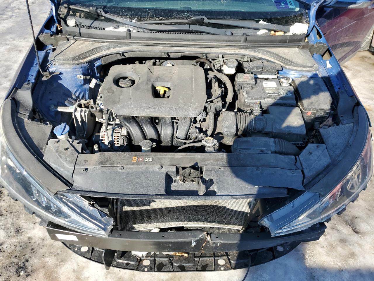2020 Hyundai Elantra VIN 5NPD84LF4LH547636 Copart auction photo, all over damage thumbnail 11