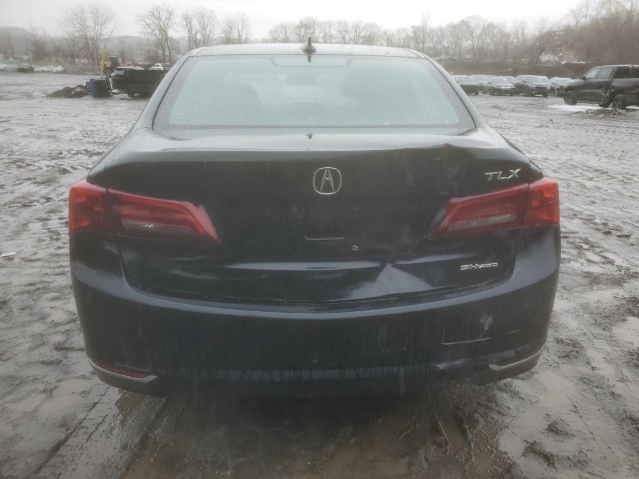 2017 Acura TLX VIN 19UUB3F50HA000412 Copart auction photo, front end / side damage thumbnail 6