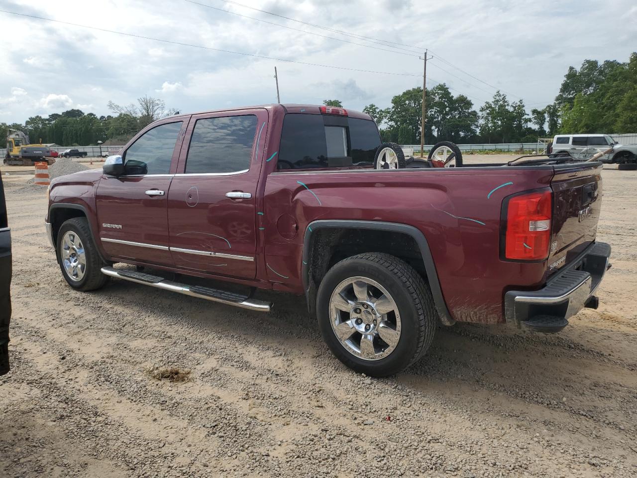 2015 GMC Sierra VIN 3GTP1VEC9FG458684 Copart auction photo, all over damage thumbnail 2