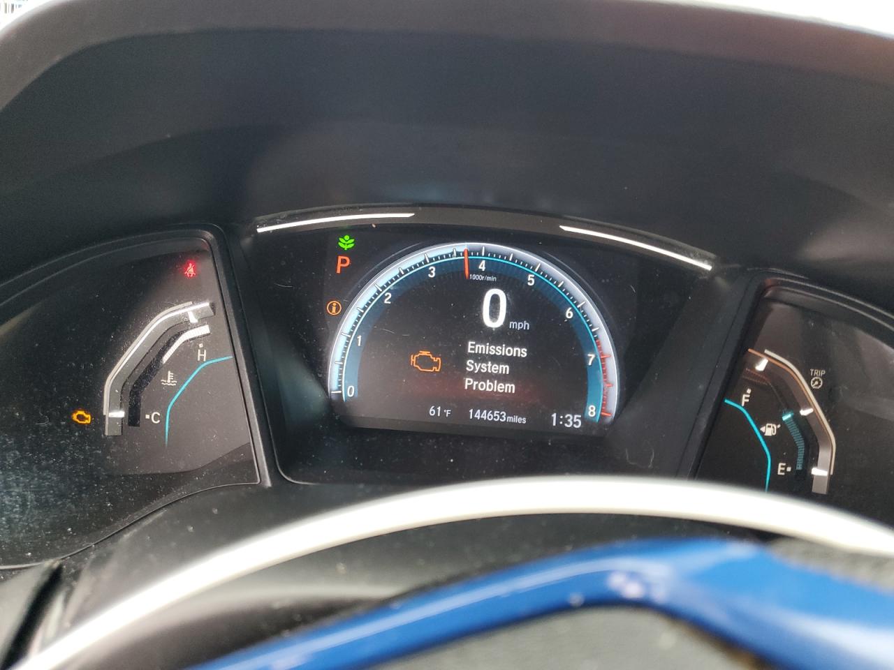 2019 Honda Civic VIN 2HGFC2F63KH579977 Copart auction photo, rear end / minor dent/scratches damage thumbnail 9