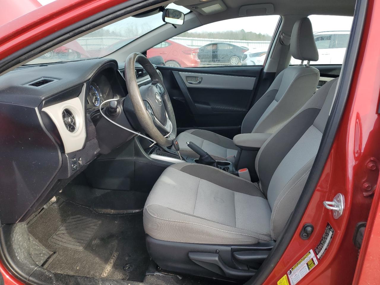 2017 Toyota Corolla VIN 2T1BURHE2HC861568 Copart auction photo, side / rear end damage thumbnail 7