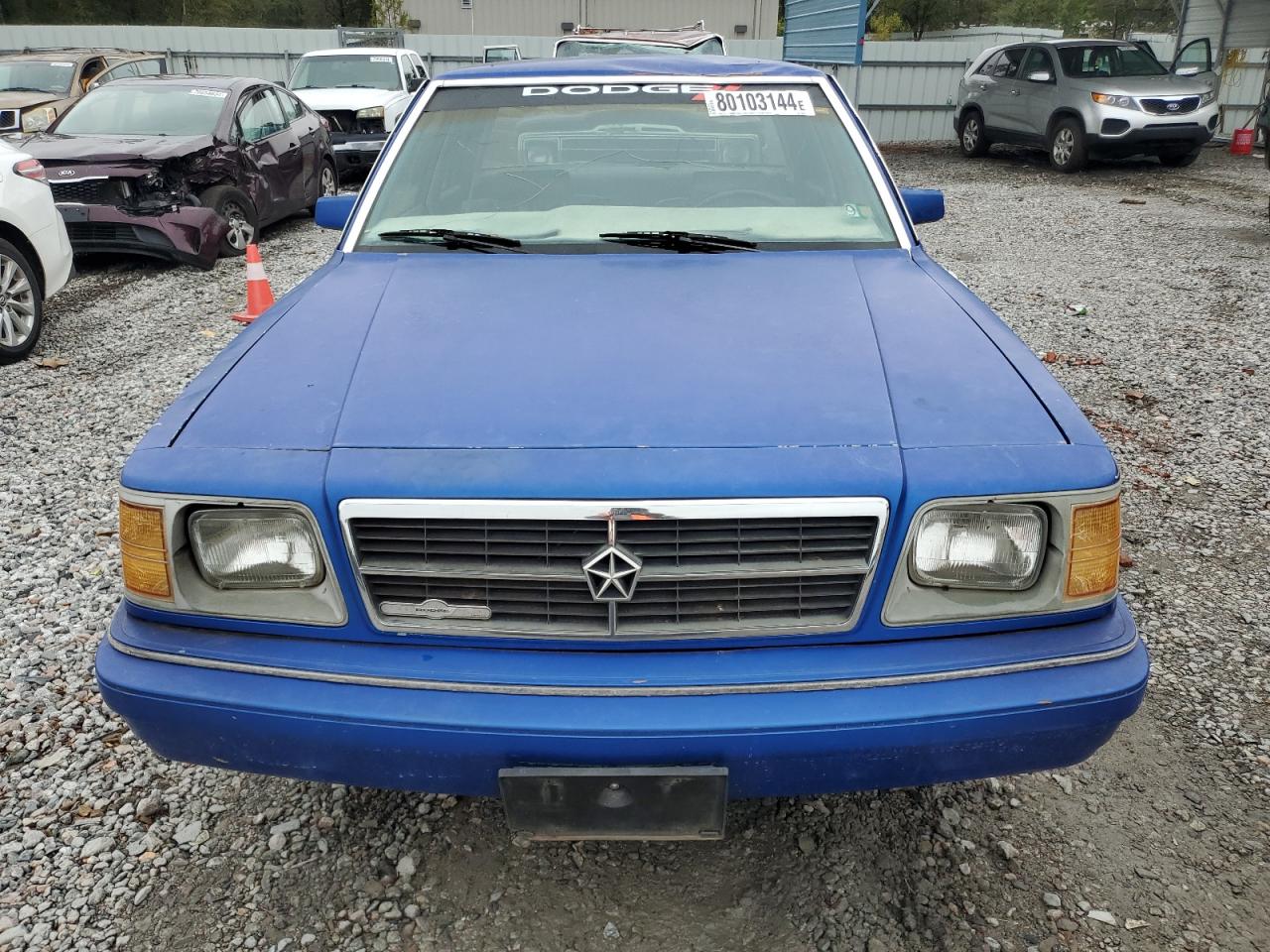 1985 Dodge Aries VIN 1B3BD36CXFF188453 Copart auction photo, top/roof / minor dent/scratches damage thumbnail 5