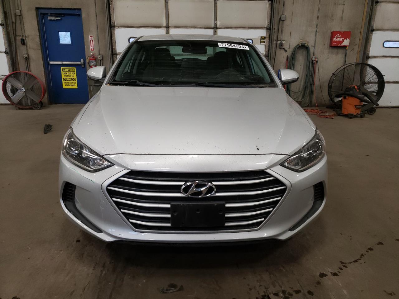 2018 Hyundai Elantra VIN KMHD84LF1JU524085 Copart auction photo, rear end / front end damage thumbnail 5