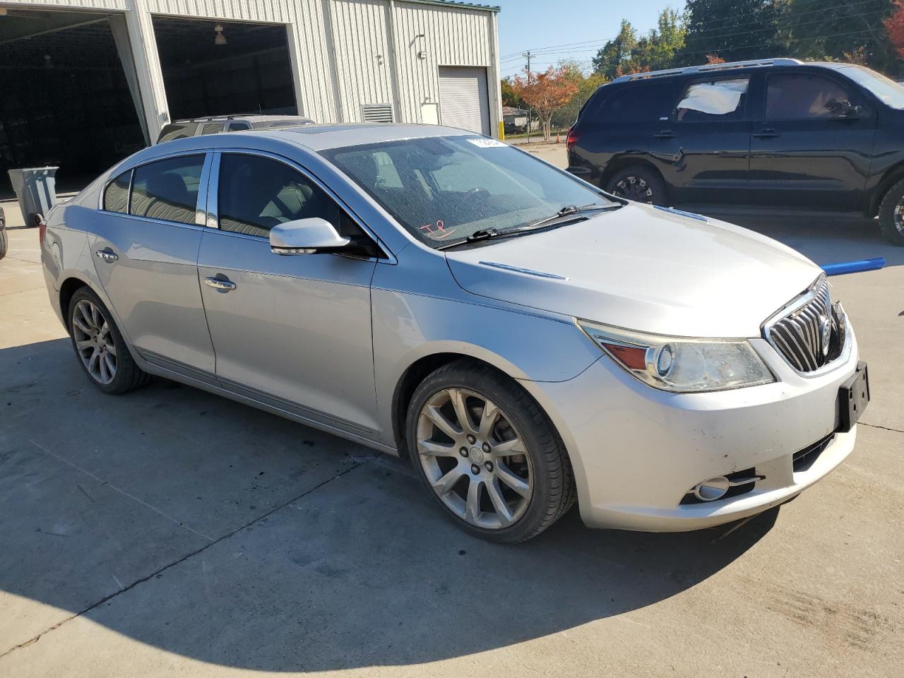 2013 Buick LaCrosse VIN 1G4GJ5E33DF160240 Copart auction photo, front end damage thumbnail 4