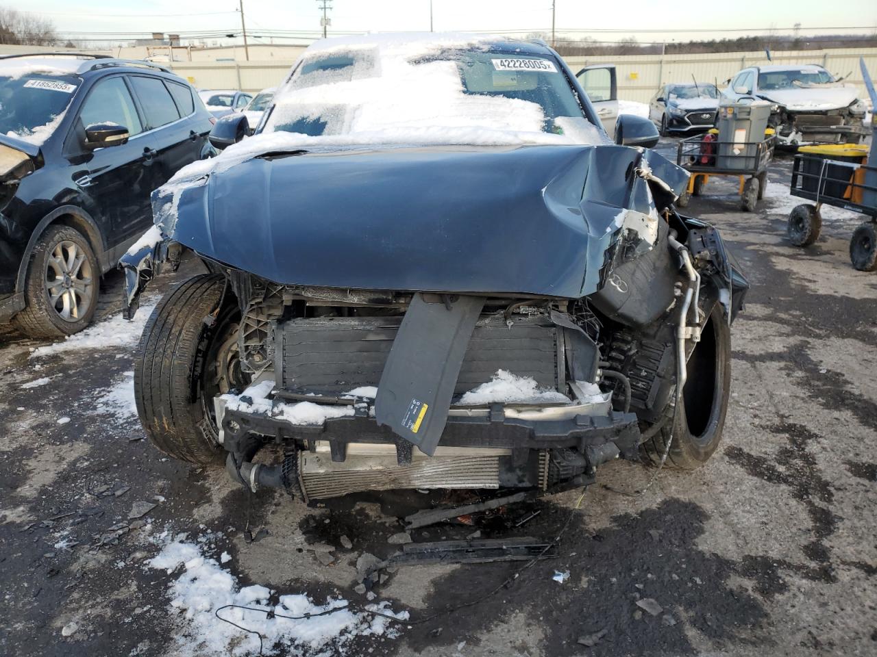 2018 Audi Q5 VIN WA1BNAFY0J2171182 Copart auction photo, front end damage thumbnail 5