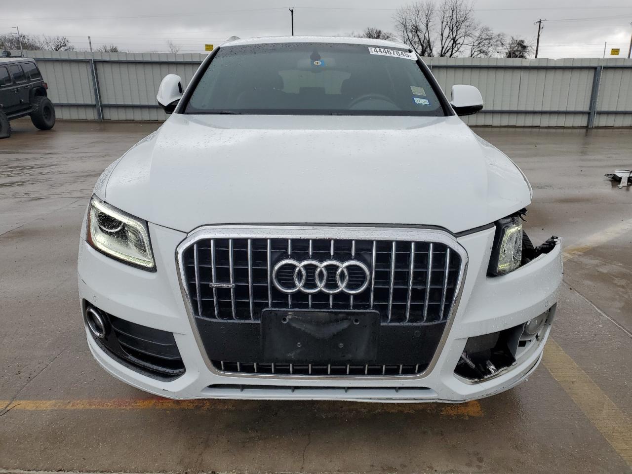 2016 Audi Q5 VIN WA1L2AFP0GA151632 Copart auction photo, front end / side damage thumbnail 5