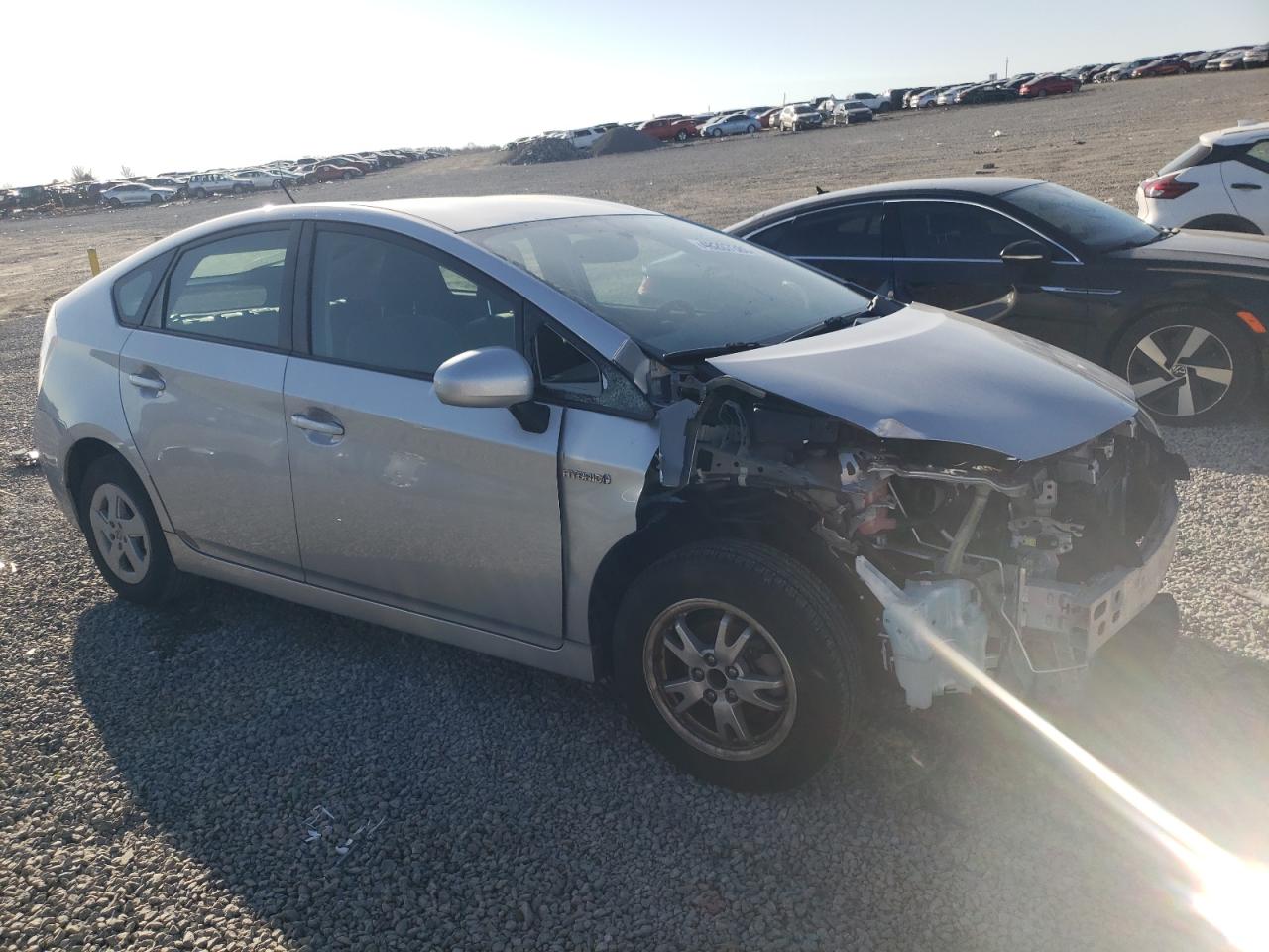 2011 Toyota Prius VIN JTDKN3DU7B0322954 Copart auction photo, front end damage thumbnail 4